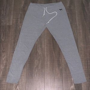 Grey Victoria secret pink joggers 💖